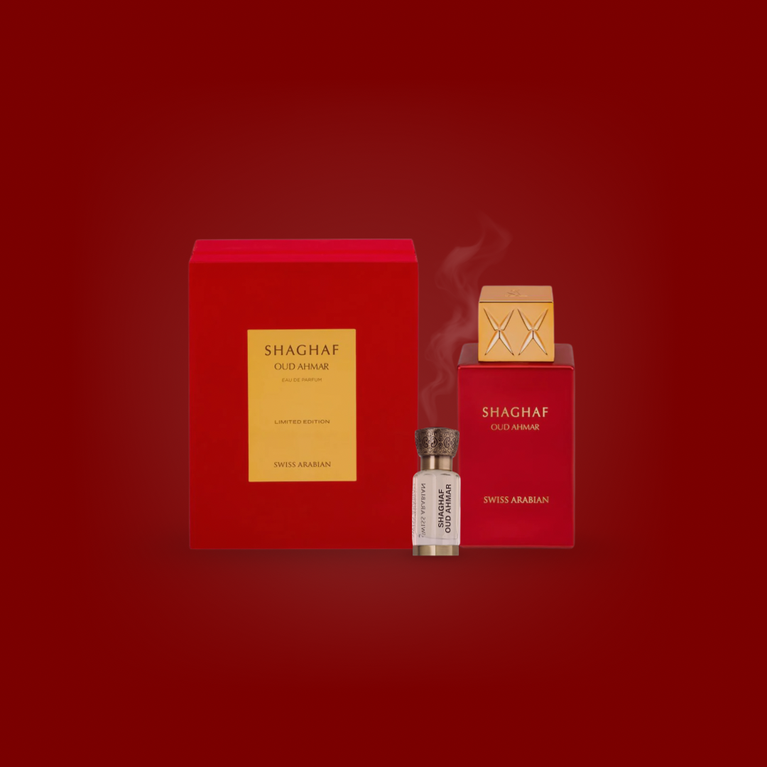 Shaghaf Oud Ahmar Eau de Parfum 100 ml + 12 ml Öl